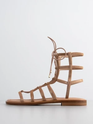 Obrázek produktu Páskové sandály Stuart Weitzman světle hnědá