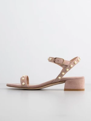 Obrázek produktu Páskové sandály Stuart Weitzman světle růžová