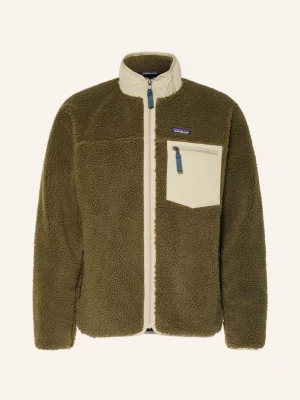 Obrázek produktu Patagonia Fleecová Mikina Classic Retro-X® tmavě zelená / béžová