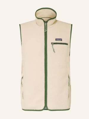 Obrázek produktu Patagonia Fleecová Vesta Retro Pile bílá / tmavě zelená