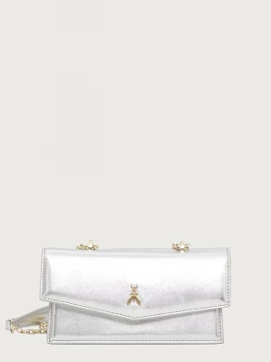 Obrázek produktu Patrizia Pepe crossbody kabelka dámská kožená stříbrná