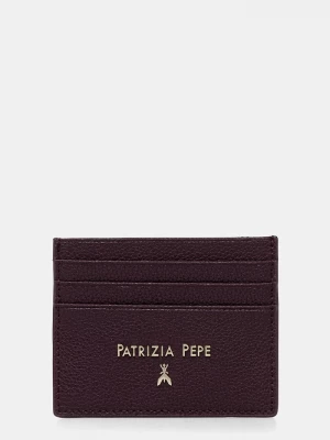 Obrázek produktu Patrizia Pepe Kožené pouzdro na karty Patrizia Pepe fialová