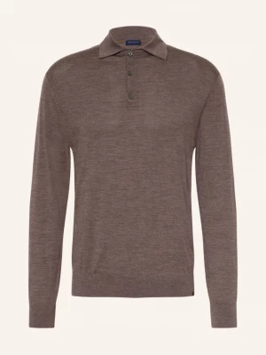 Obrázek produktu Paul & Shark Pletené Polo Tričko Regular Fit Z Merino Vlny hnědá Paul&Shark