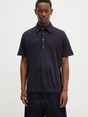 Obrázek produktu Paul Smith Plátěné polo tričko Paul Smith námořnická modř