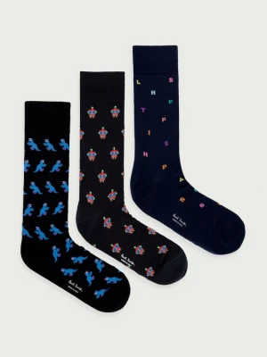 Obrázek produktu Paul Smith ponožky pánské 3-pack černá