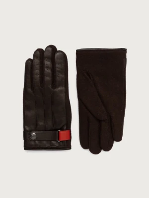 Obrázek produktu Paul Smith rukavice pánské s vlnou hnědá