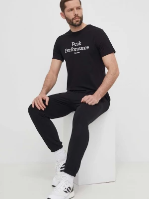 Obrázek produktu Peak Performance Bavlněné tričko Peak Performance černá