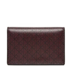 Obrázek produktu Peněženka Calvin Klein Emblem Aop Accordion Cardcase LV04F1083G Bordó