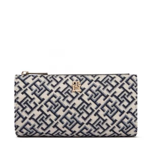 Obrázek produktu Peněženka Tommy Hilfiger Th Icon Long Bifold Jacquard AW0AW19003 Modrá