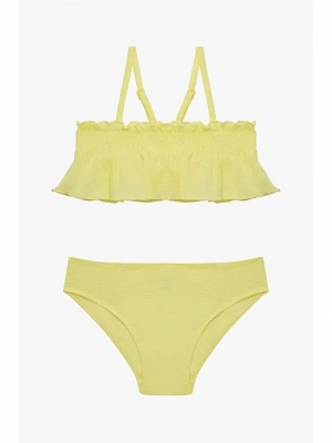 Obrázek produktu Penti Bikiny 'PENTI Mädchen Lilly Lemon Bikini-Set mit Rüschen und Bandeau-Oberteil' citronově žlutá