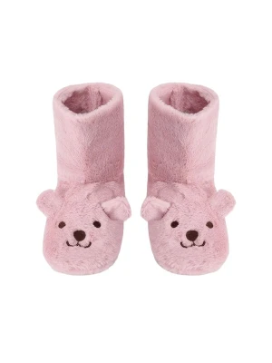 Obrázek produktu Penti Pantofle 'PENTI Happy Bear Hausschuh mit Tierstickerei' šeříková