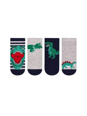 Obrázek produktu Penti Ponožky 'PENTI Dino Bite 4er-Pack Knöchelsocken' mix barev