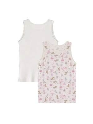 Obrázek produktu Penti Top 'PENTI Kinder Zerbrochen Kitty Hug Tanktop' bílá