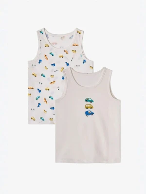Obrázek produktu Penti Vesta 'PENTI Boys' Capybaras With Cars bedrucktes Tanktop' bílá