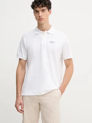 Obrázek produktu Pepe Jeans Bavlněné polo tričko Pepe Jeans ESSENTIAL POLO CONTRAST LOGO bílá