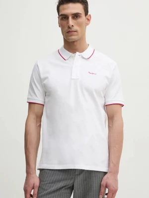 Obrázek produktu Pepe Jeans Bavlněné polo tričko Hans bílá