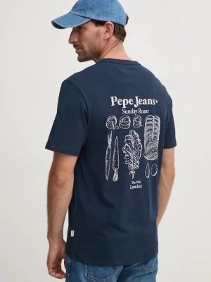 Obrázek produktu Pepe Jeans Bavlněné tričko Pepe Jeans ARRYN námořnická modř