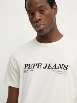 Obrázek produktu Pepe Jeans Bavlněné tričko Pepe Jeans DYLAN TEE béžová