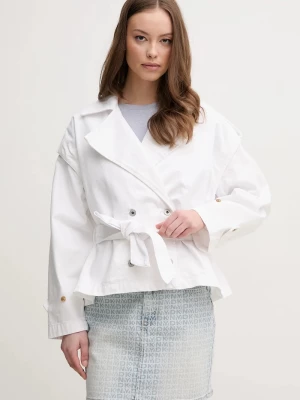 Obrázek produktu Pepe Jeans Bavlněný trenčkot Pepe Jeans SUE bílá