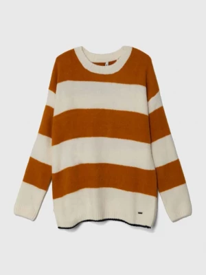 Obrázek produktu Pepe Jeans Dětský svetr s příměsí vlny Pepe Jeans oranžová