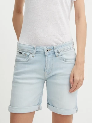 Obrázek produktu Pepe Jeans Džínové šortky Pepe Jeans SLIM SHORT MW modrá