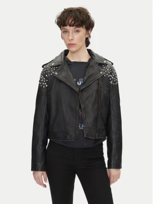 Obrázek produktu Pepe Jeans Kožená bunda Fantasy PL402523 Černá Regular Fit