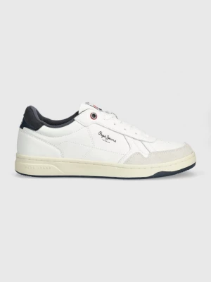 Obrázek produktu Pepe Jeans Kožené sneakers boty Pepe Jeans PMS00013 bílá