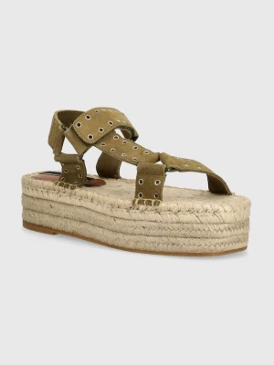 Obrázek produktu Pepe Jeans Semišové sandály Pepe Jeans TRACY RESORT zelená