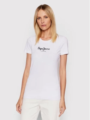 Obrázek produktu Pepe Jeans T-Shirt New Virgina PL505202 Bílá Slim Fit