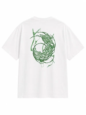 Obrázek produktu Perfect&Basic Tričko 'Koi Back Flock' offwhite