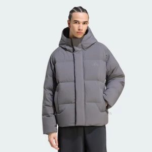 Obrázek produktu PÉŘOVÁ BUNDA S KAPUCÍ HELIONIC PUFFER Adidas Grey Five