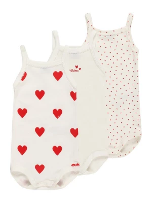 Obrázek produktu PETIT BATEAU Dupačky / body ohnivá červená / bílá