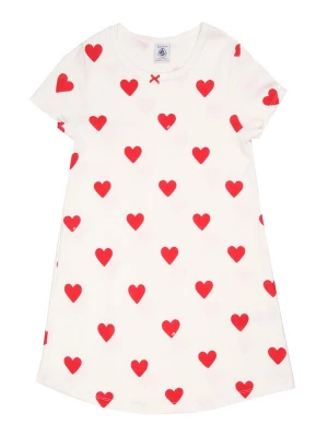 Obrázek produktu PETIT BATEAU Noční košilka červená / bílá