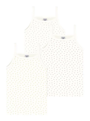 Obrázek produktu PETIT BATEAU Tílko kari / tmavě šedá / vínově červená / bílá
