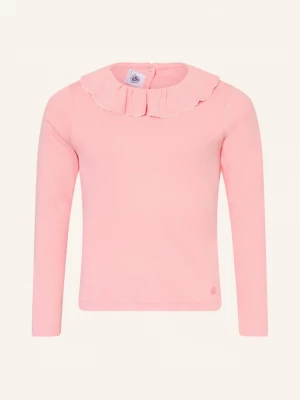 Obrázek produktu Petit Bateau Tričko S Dlouhým Rukávem A Volánky růžová