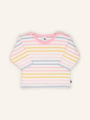 Obrázek produktu Petit Bateau Tričko S Dlouhým Rukávem bílá / růžová / žlutá