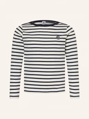 Obrázek produktu Petit Bateau Tričko S Dlouhým Rukávem bílá / tmavě modrá