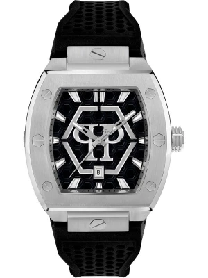 Obrázek produktu Philipp Plein Analogové hodinky 'The Hexagon Phantom' černá / stříbrná