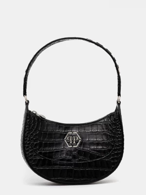 Obrázek produktu Philipp Plein Kožená kabelka Philipp Plein černá