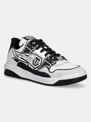 Obrázek produktu Philipp Plein Kožené tenisky Lo-Top Hexagon