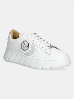Obrázek produktu Philipp Plein Kožené tenisky Nappa Lo-Top Hexagon