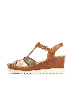 Obrázek produktu PIKOLINOS Sandály ' AGUADULCE ' béžová / koňaková / khaki / stříbrná