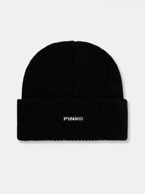 Obrázek produktu Pinko čepice dámská s příměsí vlny černá