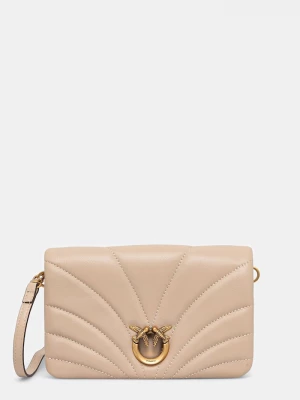 Obrázek produktu Pinko crossbody kabelka dámská kožená béžová