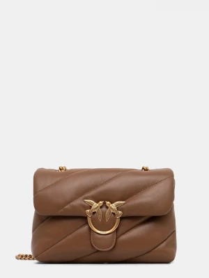 Obrázek produktu Pinko crossbody kabelka dámská kožená hnědá