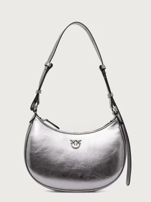 Obrázek produktu Pinko crossbody kabelka dámská kožená stříbrná