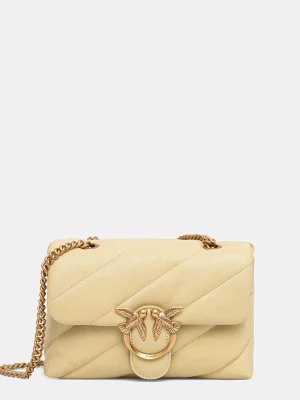 Obrázek produktu Pinko crossbody kabelka dámská kožená žlutá