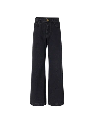 Obrázek produktu PINKO Džíny 'PINKO WANDA WAIST DOWN WIDE LEG WASHED BLACK PANTALONE' černá
