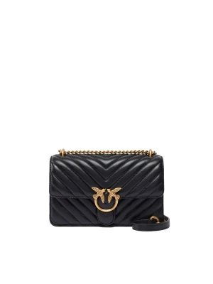 Obrázek produktu PINKO Kabelka 'PINKO LOVE ONE MINI SMALL B. SHEEP NAPPA CHEVRON BORSA' černá