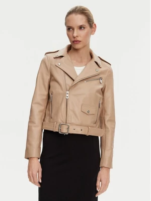 Obrázek produktu PINKO Kožená bunda 103897 A21L Béžová Regular Fit